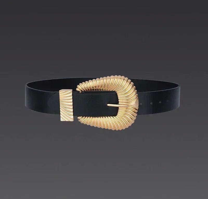 Genuine leather vintage buckle strap belts for women| jeans casual dress ladies girls