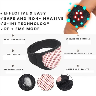 XFDZ-Tourmaline Acupressure Self-Heating Shaping Adjustable Arm Trimmers,Thigh Trimmers For Weight Loss And Cellulite