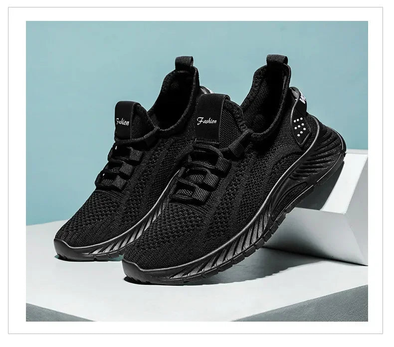 2025 Designer Women Casual Sneakers Sports Shoes Fashion Brand Lace Up Loafers Female Knitted Mesh Breathable Shoes for Women