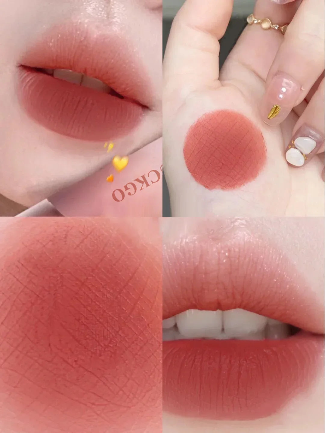 Velvet Matte Lipstick Cream Sexy Red Lip Tint Moisturizing Long Lasting Lip Gloss Waterproof Makeup Korean Cosmetics 6 Color