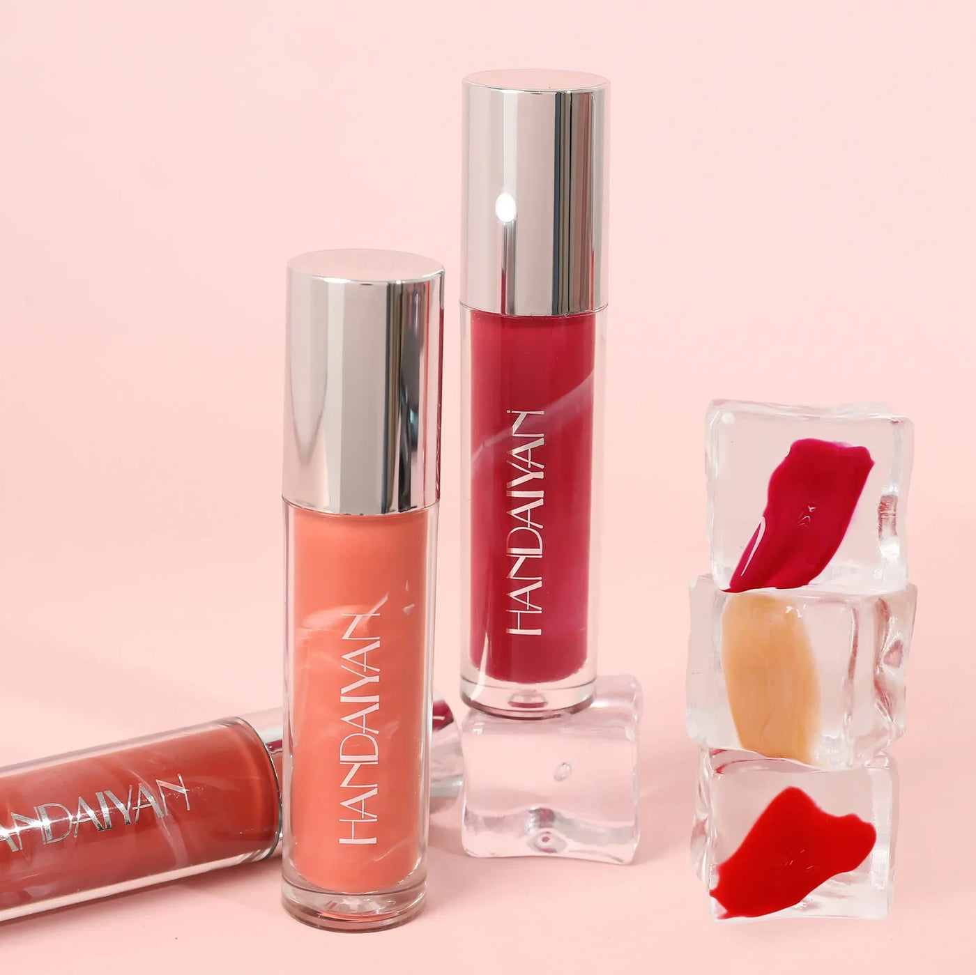 Long Lasting Lip Gloss Vitamin E Infused Plumping Glaze Hydrating Nude Color Liquid Balm Glossy Makeup Shine