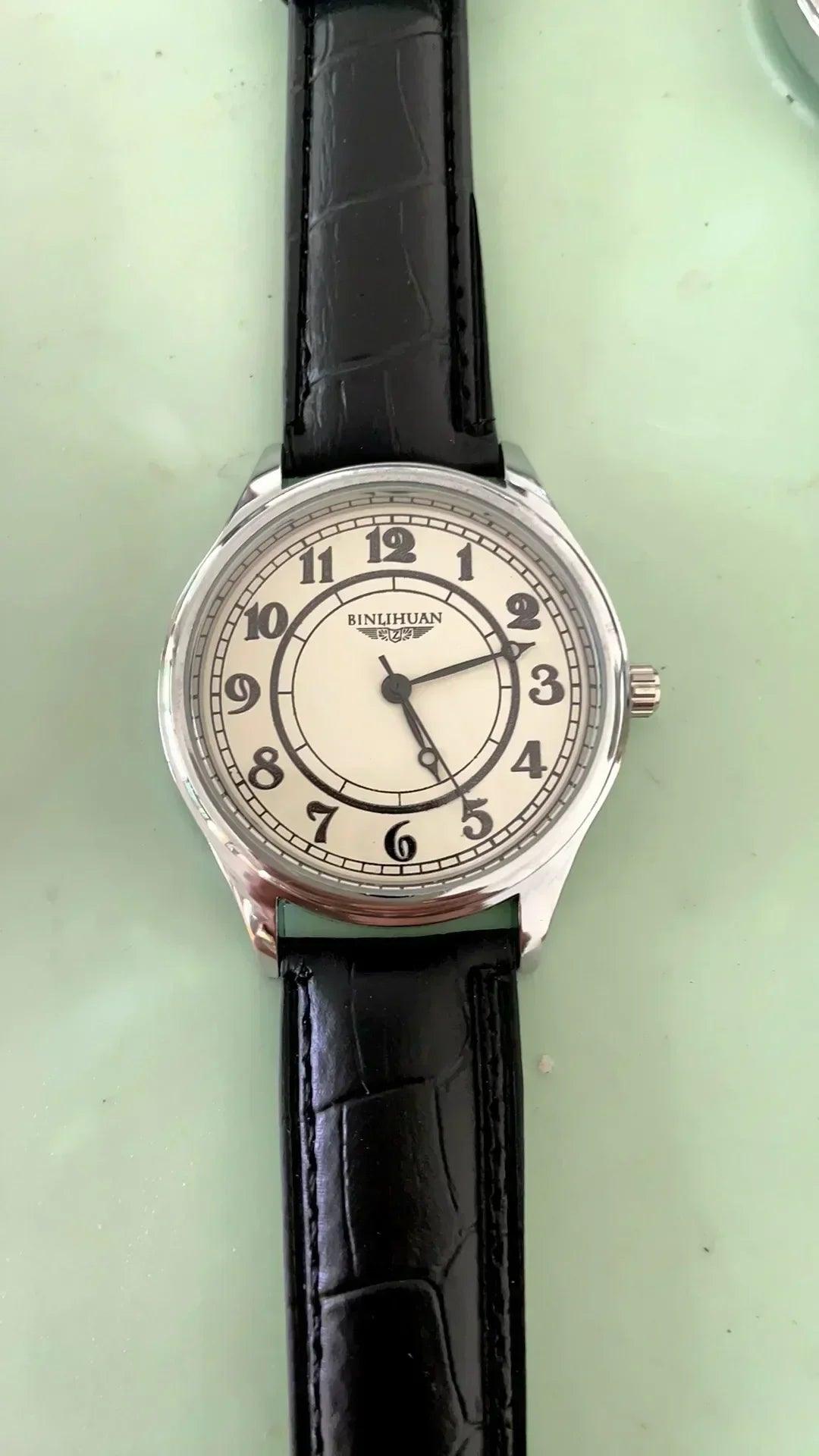 2025 new top brand man wristwatch luxury business waterproof men watch for quartz clock leather men’s watches reloj