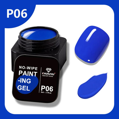 CHUNSU 3 In 1 Spider Gel Nail Polish No Wipe Functional UV Gel Creative Wire Drawing Liner Soak Off Magic Powder 5ML Clear  DIY