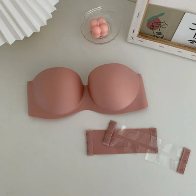 Women Strapless Seamless Bralette Push Up Bra