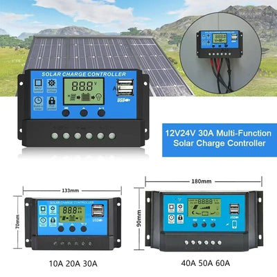 Outdoor Solar Panel 600W 12V Polycrystalline USB Power Portable Rechargeable Solar Cell Solar Generator for Home Lighting Camp