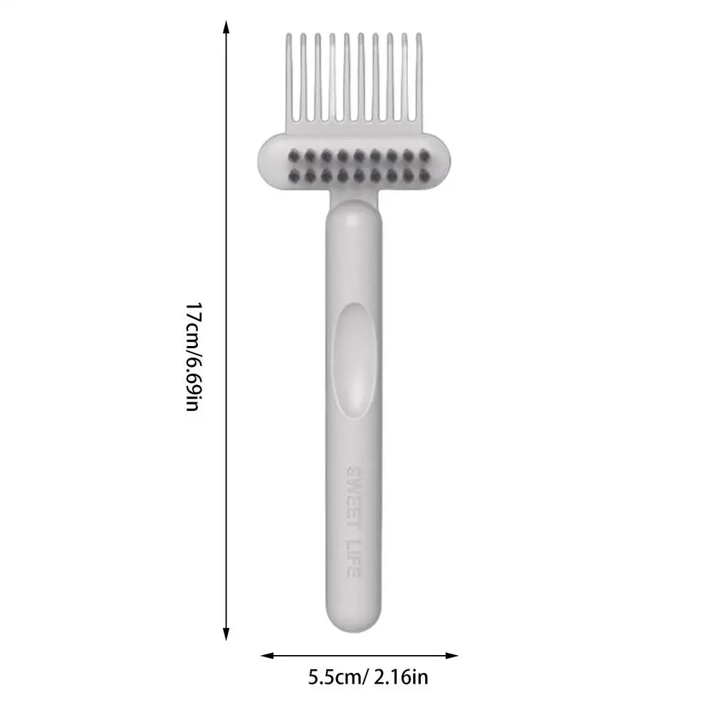 Hair Brush Cleaner Tool Hairbrush Cleaning Tools Comb Cleaner Rake 2-in-1 Cleaning Supplies For Removing Detangling Travel Home