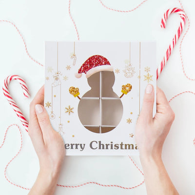 Christmas Candy Gift Box Merry Christmas Decorations For Home Kraft Paper Box Cookie Gift Box Packaging Bag navidad Natal Gifts