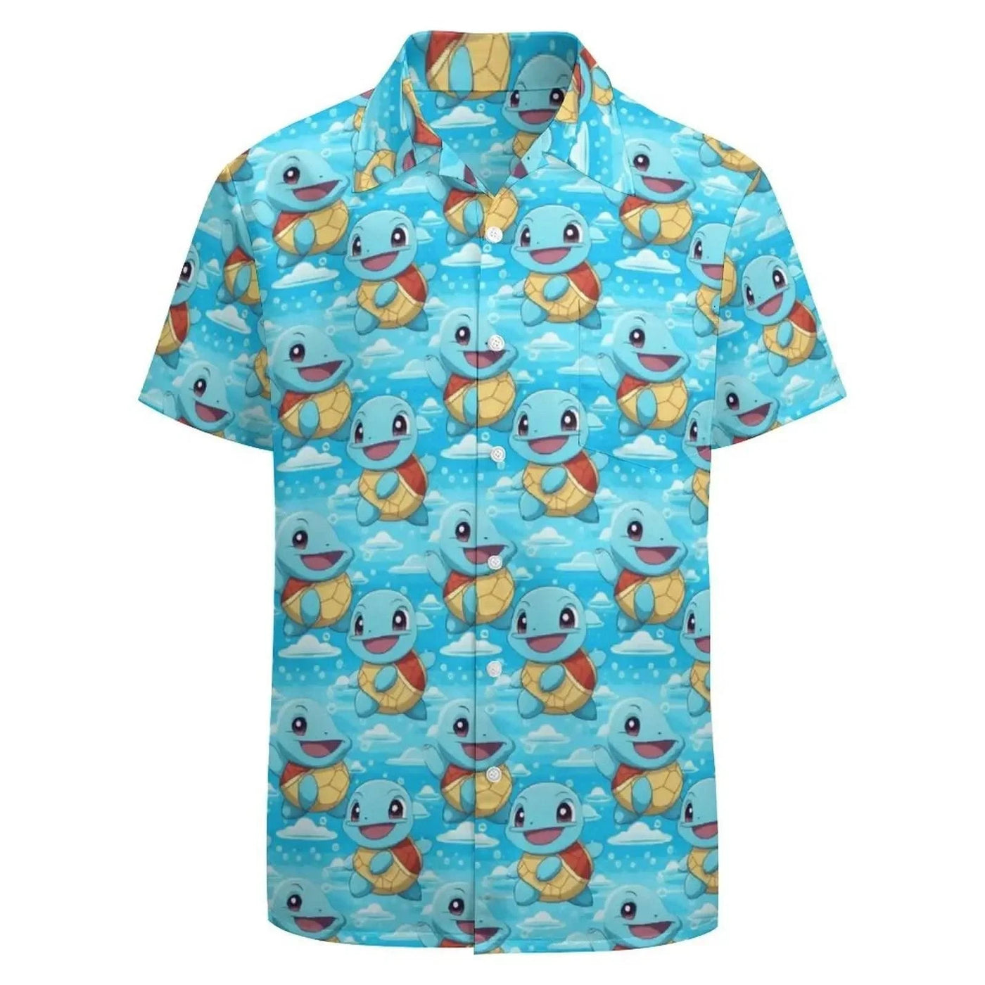 Summer Men's Shirt Cute Animal Print  Shirt