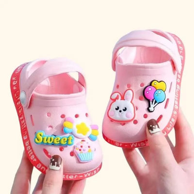 Soft Anti-Skid Cartoon Design Hole Sandals |Children's Shoes | Summer Wear For Boys Girls | Kids Shoes/Slippers | Baby Shoes