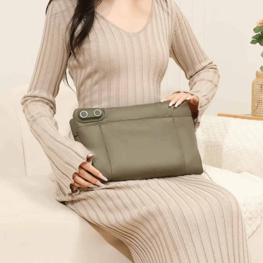 Double Sided Heating Rechargeable Hand Warmer Adjustable Temperature Warm Portable Warmer Soft Comfortable Fast Thermal Warmer