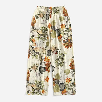 Women Casual Loose Wide Leg Cozy Pants Sweatpants Pants Summer Beach Pants High Stretch Elastic Waistband