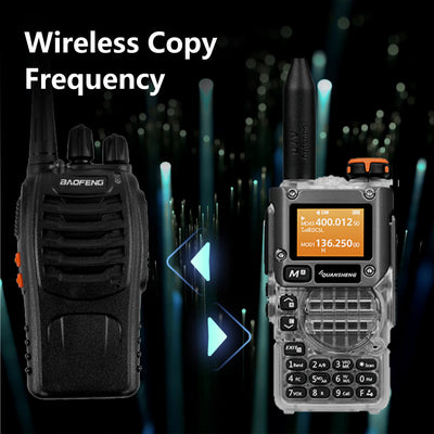 New Quansheng UV-K6 UHF VHF Walkie Talkie UV-K5(8) Full Band Type-C Scrambler NOAA Wireless Copy Frequency Transparent Ham Radio