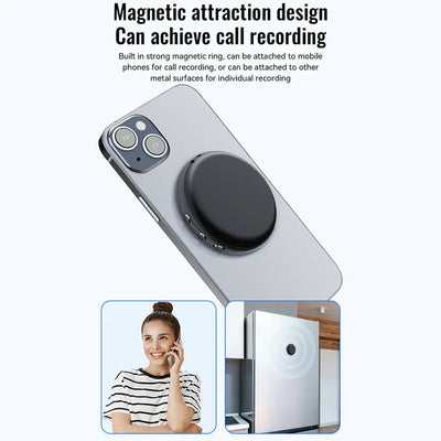 Digital Voice Control Recorder HD Noise Reduction Voice Activated Recorder with Real-Time Transcription & Translation Device