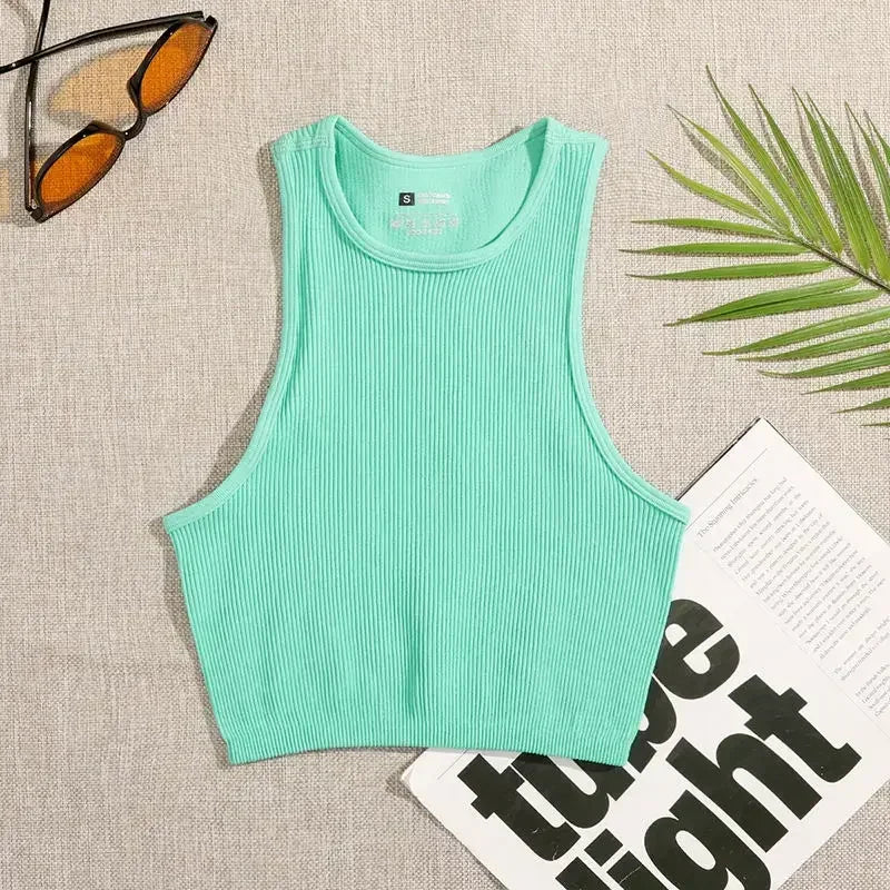 Women Solid Tank Tops Female
