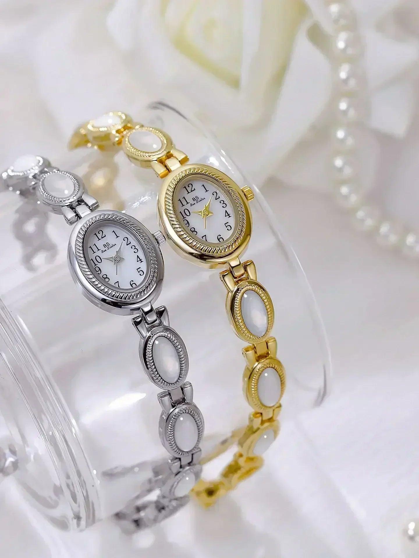 2025 new women wrist watches luxury brand elegant fashion ladies for female clock oval high quality gift dropship