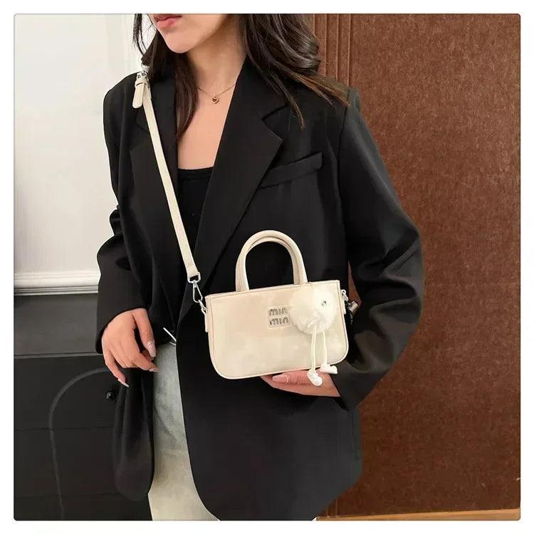 2025 new women’s luxury handbag designer small square purse fashion top handle crossbody bag elegant shoulder trendy