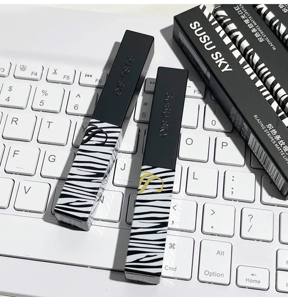 Matte Lipstick Nude Smoked Rose Lip Colour Velvety Lip Tint Solid LipGloss Waterproof Makeup Long Lasting Cosmetic