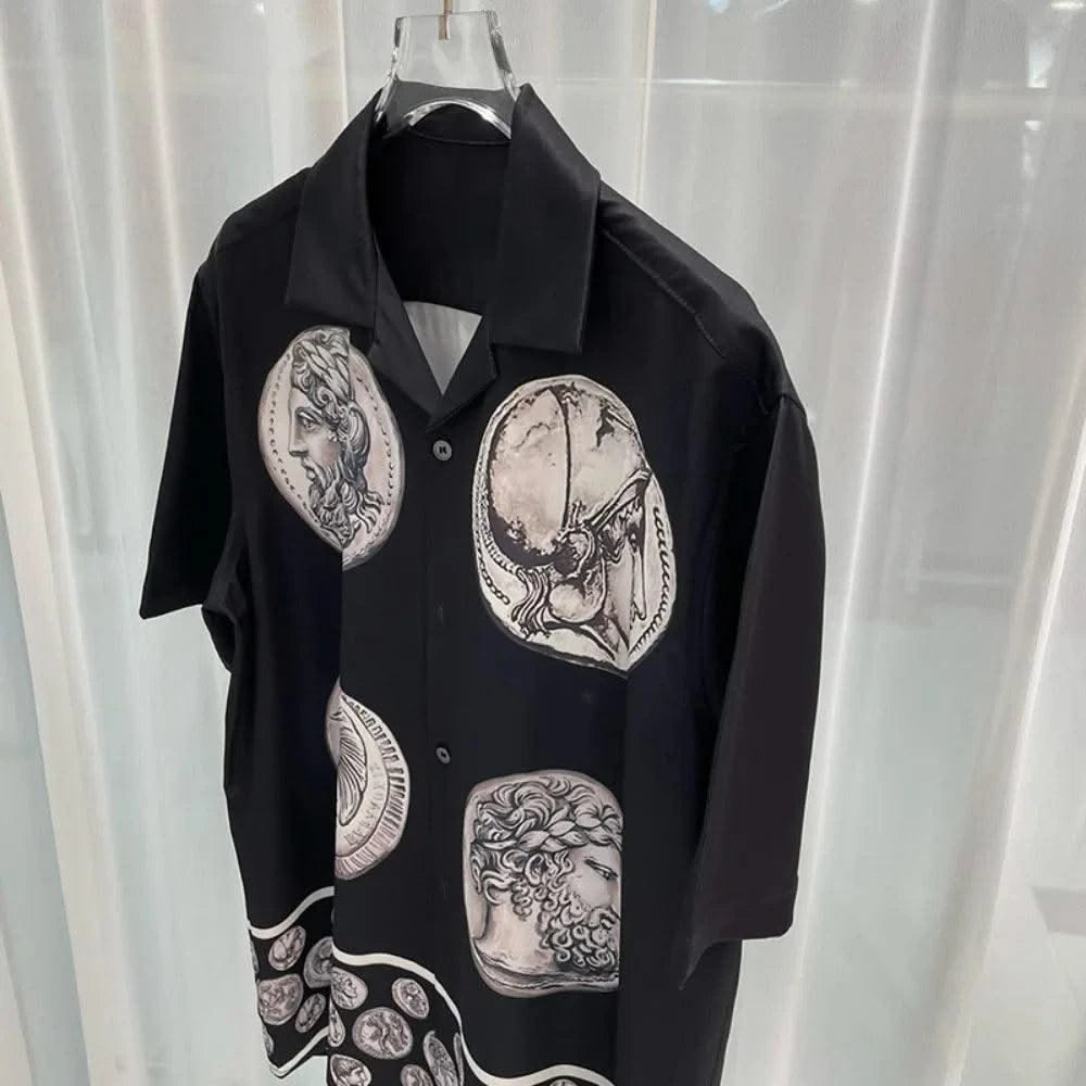 Summer Short Sleeved Shirt men's