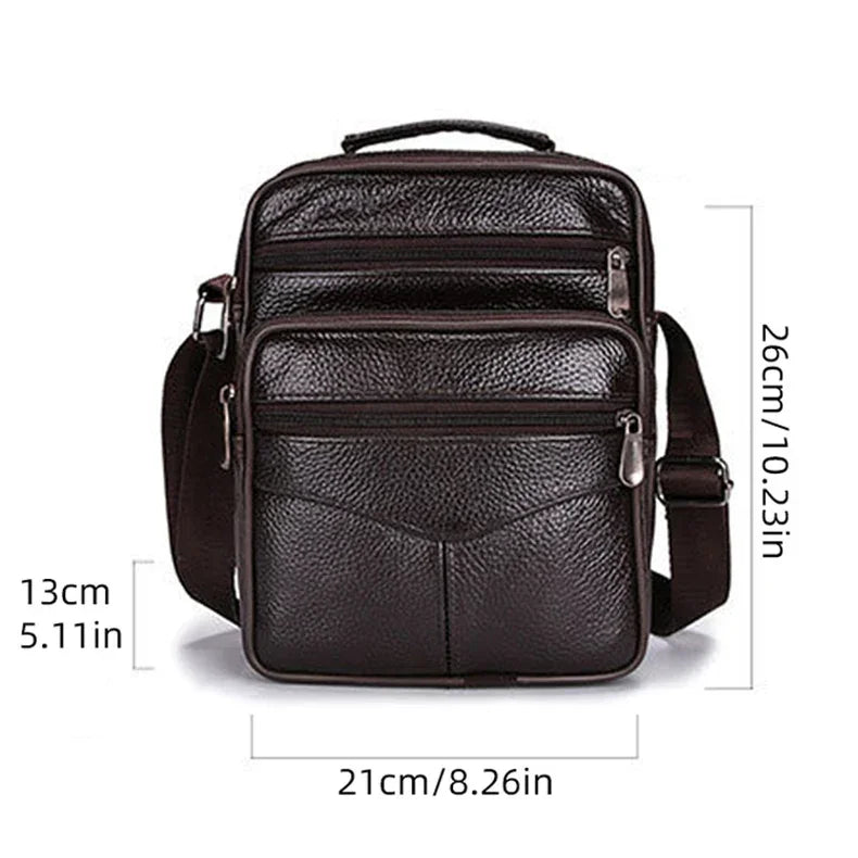 Men's Messenger Bags Hot PU Handbag Multi-functional Travel Casual Small Bags Outdoor Hiking Cycling Sport Cigarette Satchel