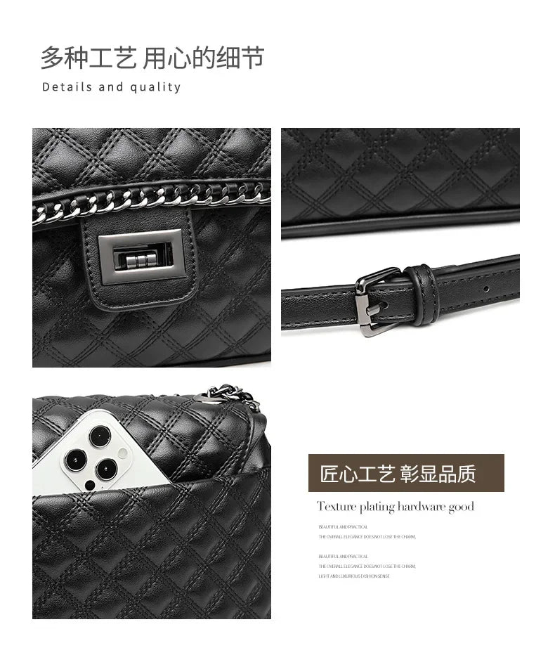 Famous Designer Women's Handbag With Premium Leather, Elegant Messenger Bag For Everyday Use, Classic Luxury Style