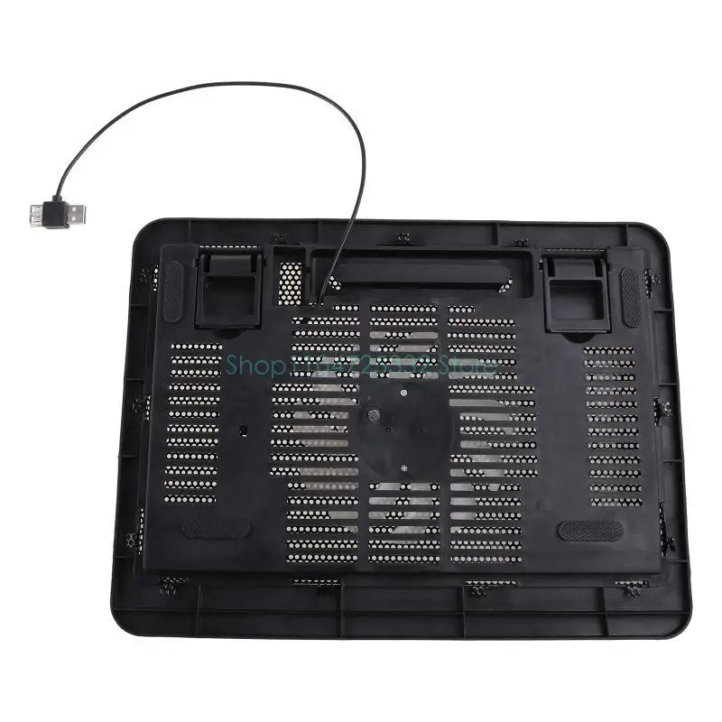 Laptop Cooler Cooling Pad 12-14 Inch Gamer USB Quiet Fans Portable Gaming Stand Notebook Cooler Stand Chill Mat with 1 Blue LED