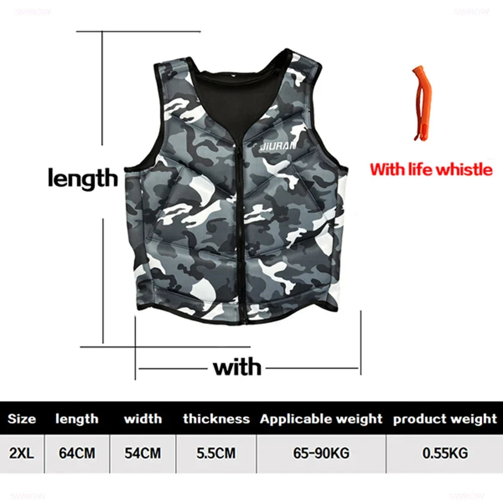 Wake Surfing Impact Vest CE Approved Neoprene Life Jacket Wakesurf Comp Vest surf But Great for All Other Watersports Activities