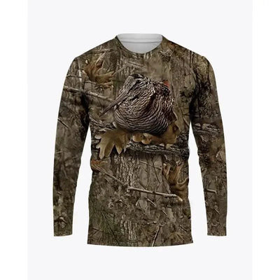 Men's Long Sleeve T-shirt 3D Camouflage Printed T-shirts Hunting Animals T Shirts Casual Tshirt Ropa hombre Tops Tshirt Outdoors