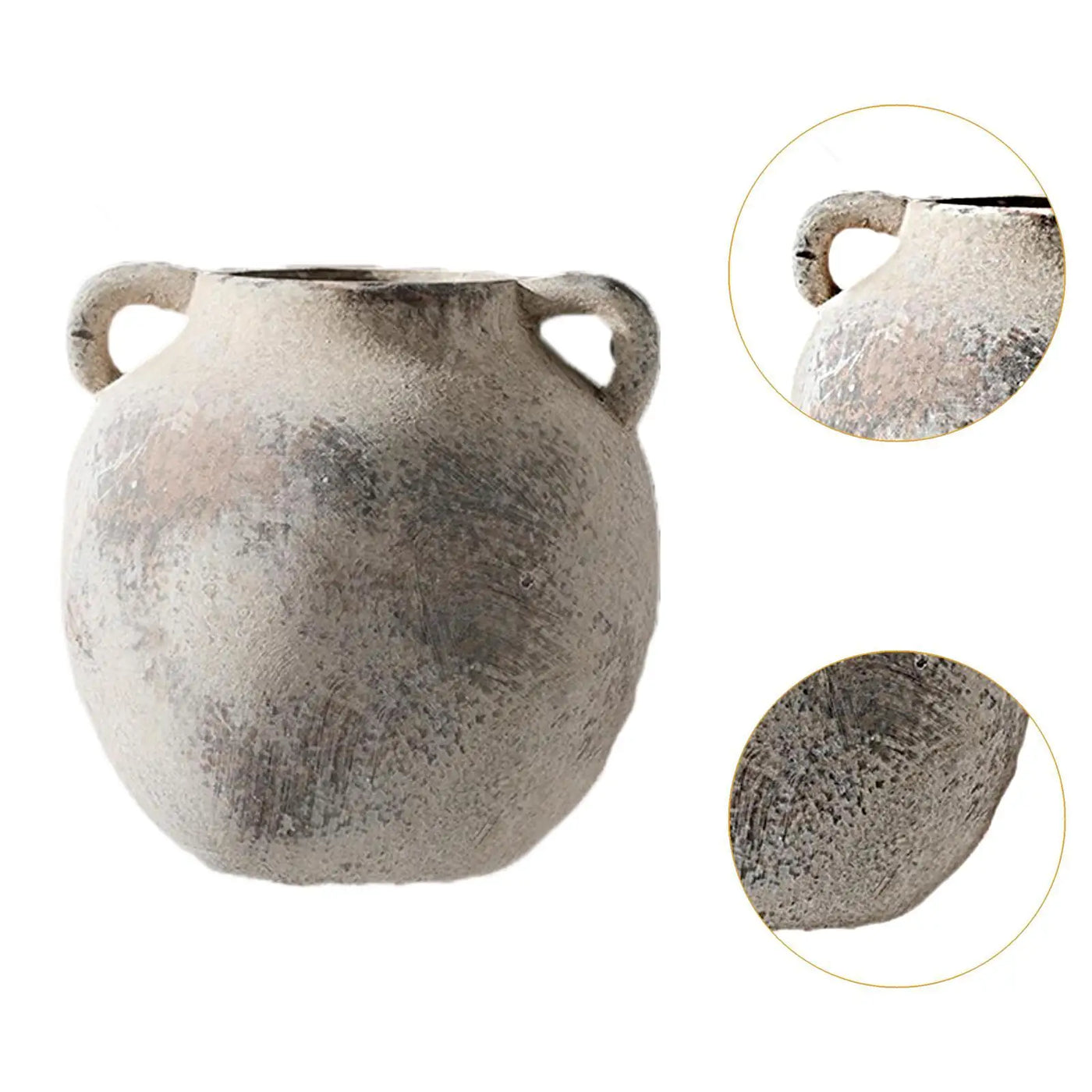 Ceramic Vase Plant Container Home Furnishing Floral Accessory Unique Decorative