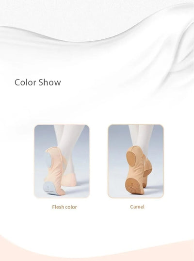Ballet Dance Shoes for Women Girls Teenager Big Split Sole Ballet Shoes Children Adult Elastic Ballet Practice Dancing Slippers