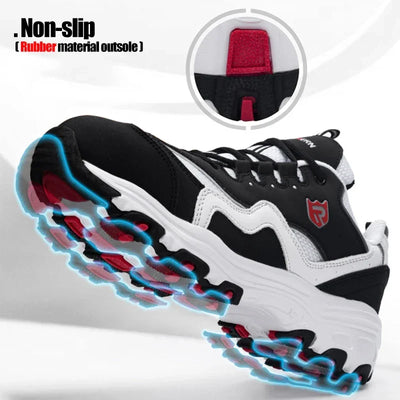 LARNMERN Men's Safety Shoes Steel Toe Work Shoe Anti-puncture Anti-smashing Construction Comfortable Lightweight Breathable Shoe