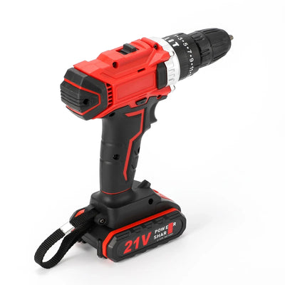 Charging hand DIY power tools 21V Electric cordless Screwdriver 2 features wireless hammer drill mini lithium battery