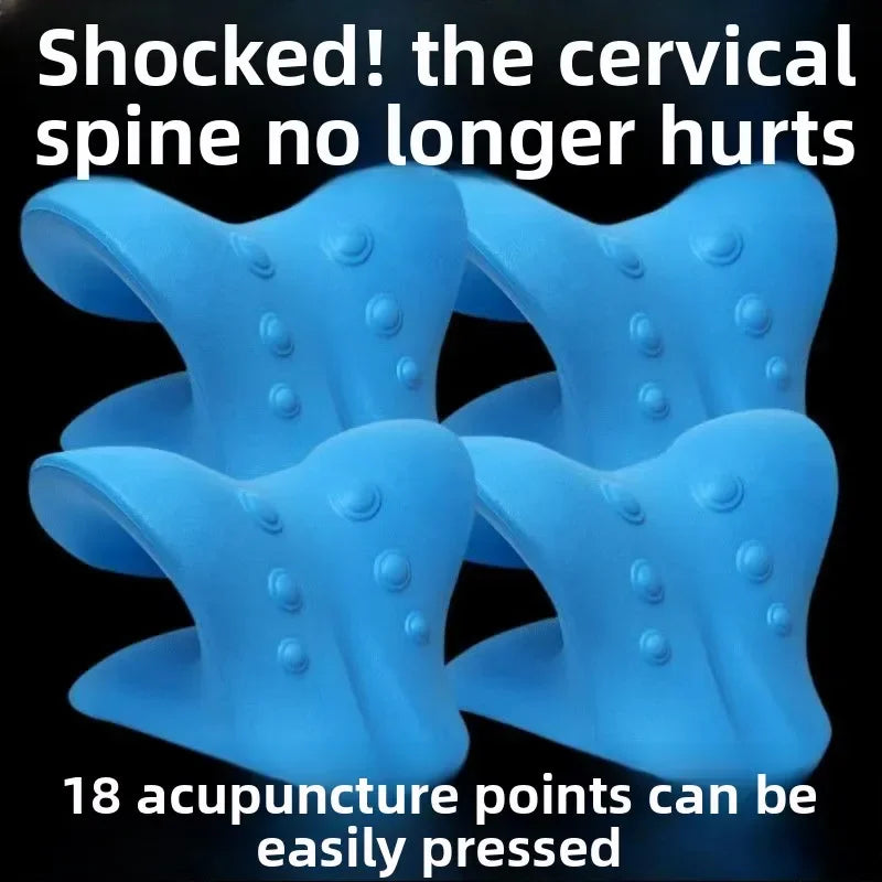 Cervical Spine Stretch Neck Shoulder Relaxer Cervical Muscle Relaxation Shoulder Massage Pillow Spine Correction Neck Massager