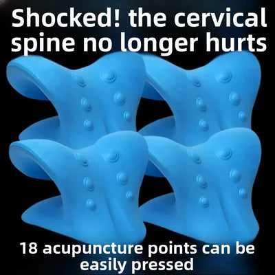 Cervical Spine Stretch Neck Shoulder Relaxer Cervical Muscle Relaxation Shoulder Massage Pillow Spine Correction Neck Massager