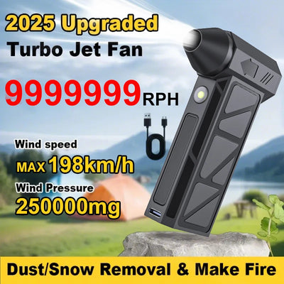 Electric Air Duster - 9999999Rph Super Power Cordless Blower, Portable Turbo Fan, Three-Speed Adjustable, 4000 Mah Fast Charging, Suitable for Cleaning Computers, Keyboards, Houses, Outdoors and Cars, Best Gift for Husband an