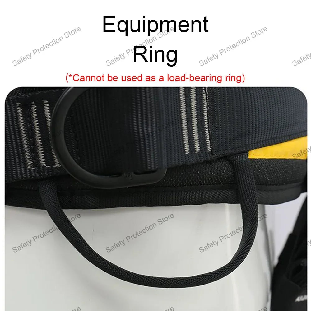 High Altitude Work Safety Harness Full Body 5-Point Safety Belt Outdoor Climbing Mountaineering Construction Rescue Equipment