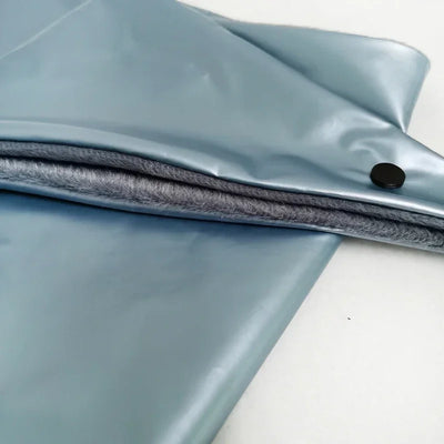 Designer woman Triangle Scarf Black Bandana men Unisex Faux leather kerchief eco-leather headscarf headdress Shawl Wrap