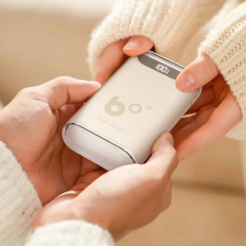 Hand Warmers Rechargeable Pocket Size Electric Handwarmers 3000mAh Long Heating LED Digital Display Electric Pocket Heater For