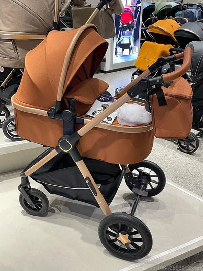 2in1Newborn baby stroller, high landscape baby stroller, multifunctional baby stroller, safe and convenient, can sit or lie down