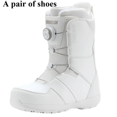 1 Pair Men's Professional Ski Shoes SkiING Enthusiasts Snow Boots Ultimate Grip Unparalleled Comfort High Performance Footwears