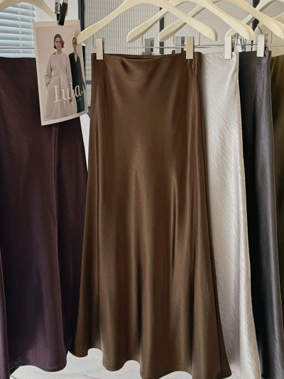 2025 Women Long Skirts High Waist A-Line Sexy Skirt Women Summer Maxi Skirts Brand Faldas Femme Streetwear