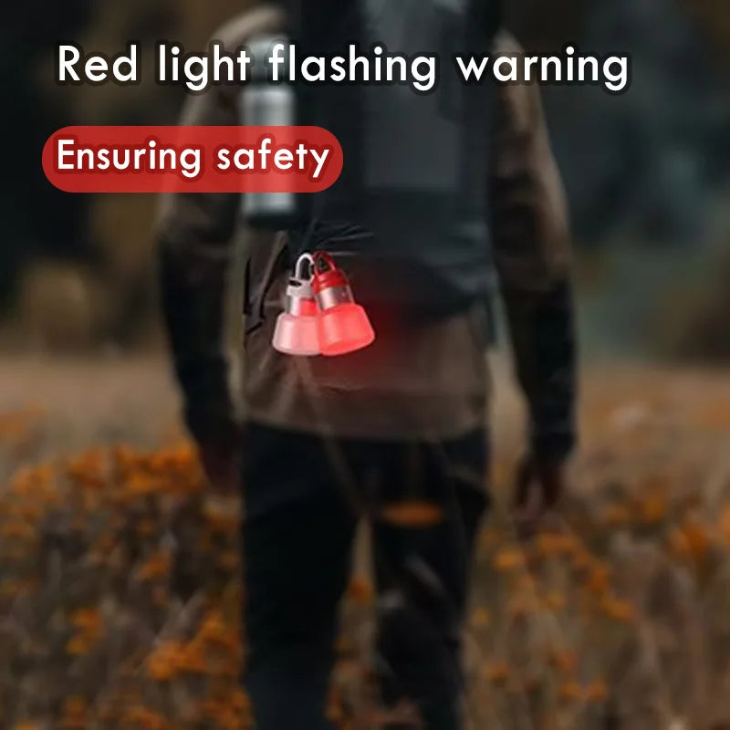 LED Bottle Light Camping Lantern with Flowing Light USB Portable Handheld Hanging Bottle Lamp Outdoor Multi Use