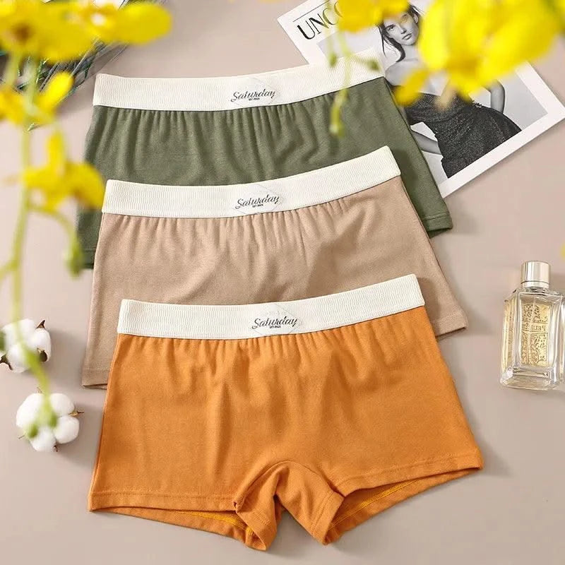 Women Boxers Underwear Mid-rise Ladies Safety Short Pants Female Seamless Underpants Breathable Boyshorts Sexy Panties Lingerie