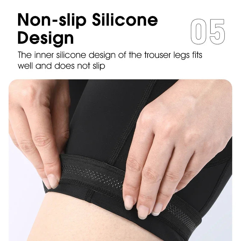 WEST BIKING Women's Cycling Shorts with 3D Shock Absorbing Cushion Breathable Quick Drying Underwear for Bicycle Motorcycle