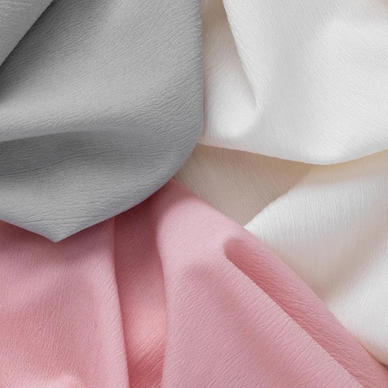 Texture Fabric Clothing Dress Wide Leg Pants Fabric Skirt Wedding Background Fabric Pleated Imitation Cotton Hanfu