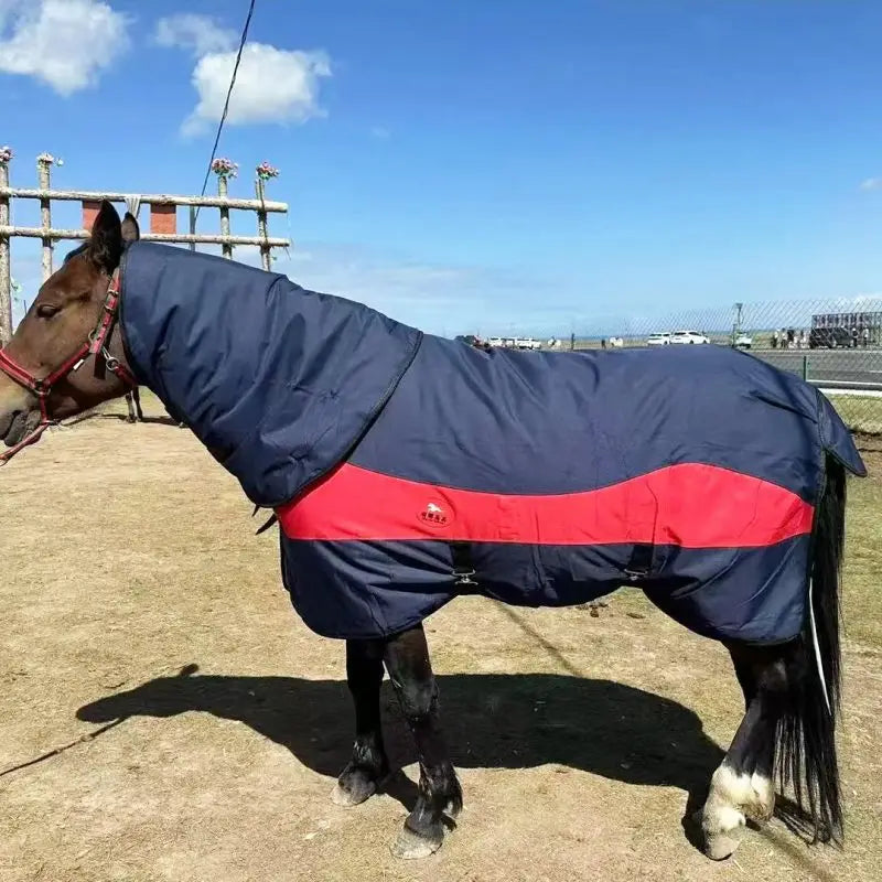 New Winter Warm Cotton Equestrian Equipment Horse Rugs Turnout Blanket Waterproof Winderproof Harness Cover Horse Equipment