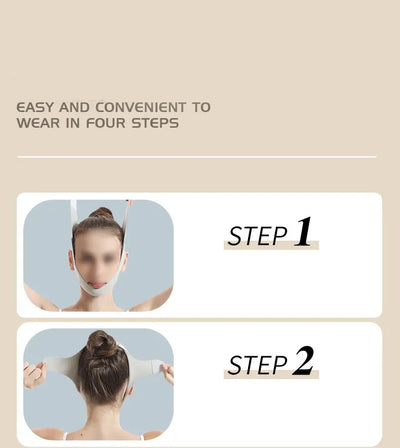 Portable Adjustable Face Tightening Bandage Face Lifting Belt Breathable V Shaped Slimming Bandage Resuable Facial Lifting Strap