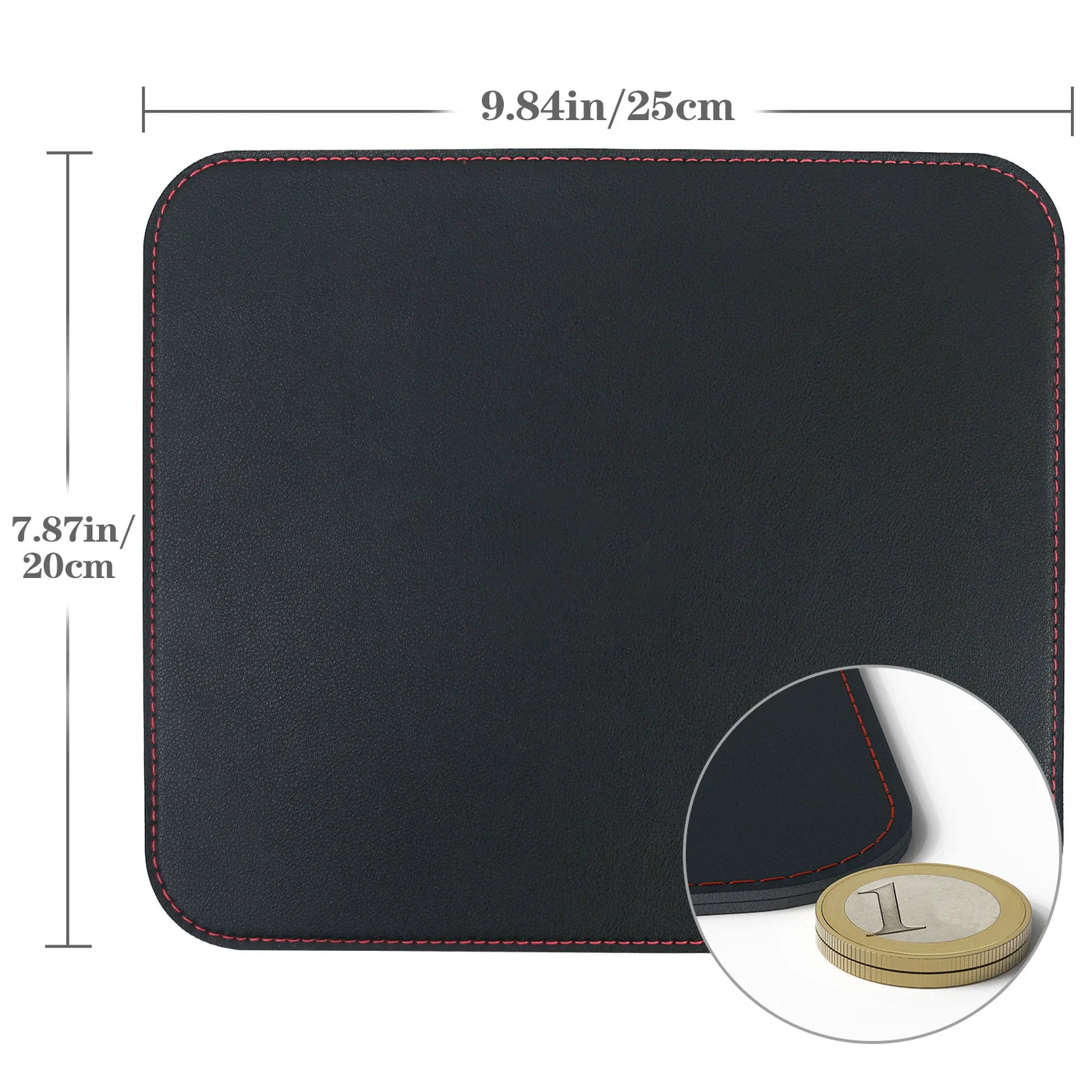 Small Leather mouse pad Non-Slip Gaming Desktop Pu Mouse Pad Waterproof Anti-Scratch Easy To Clean Mat For PC Laptop Desktop