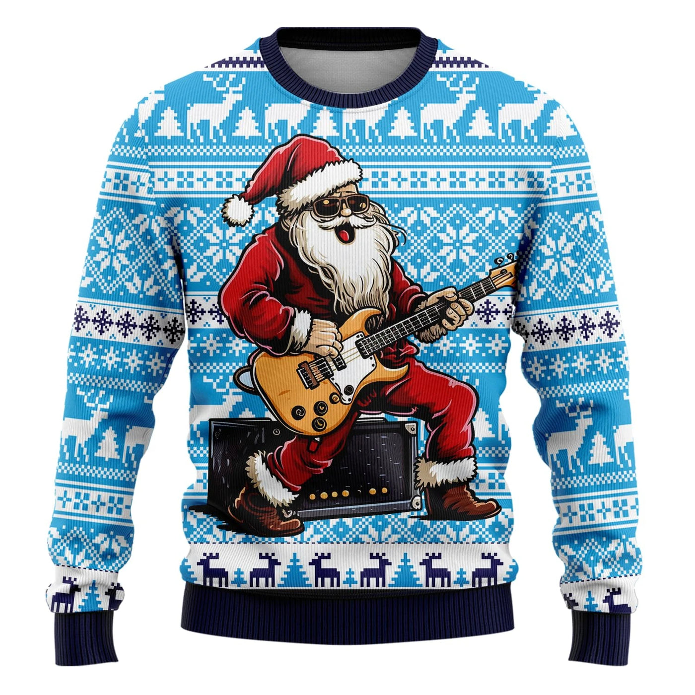 Hilarious Santa Claus Ugly Christmas Sweaters For Men Cartoon 3D Printed Sweatshirts Xmas Holiday Unisex Pullovers Sweater Tops