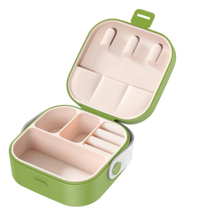 Mini Jewelry Travel Case Portable Traveling Jewelry Storage Organizer Box Women Rings Earrings Necklace Organizer Boxes JT