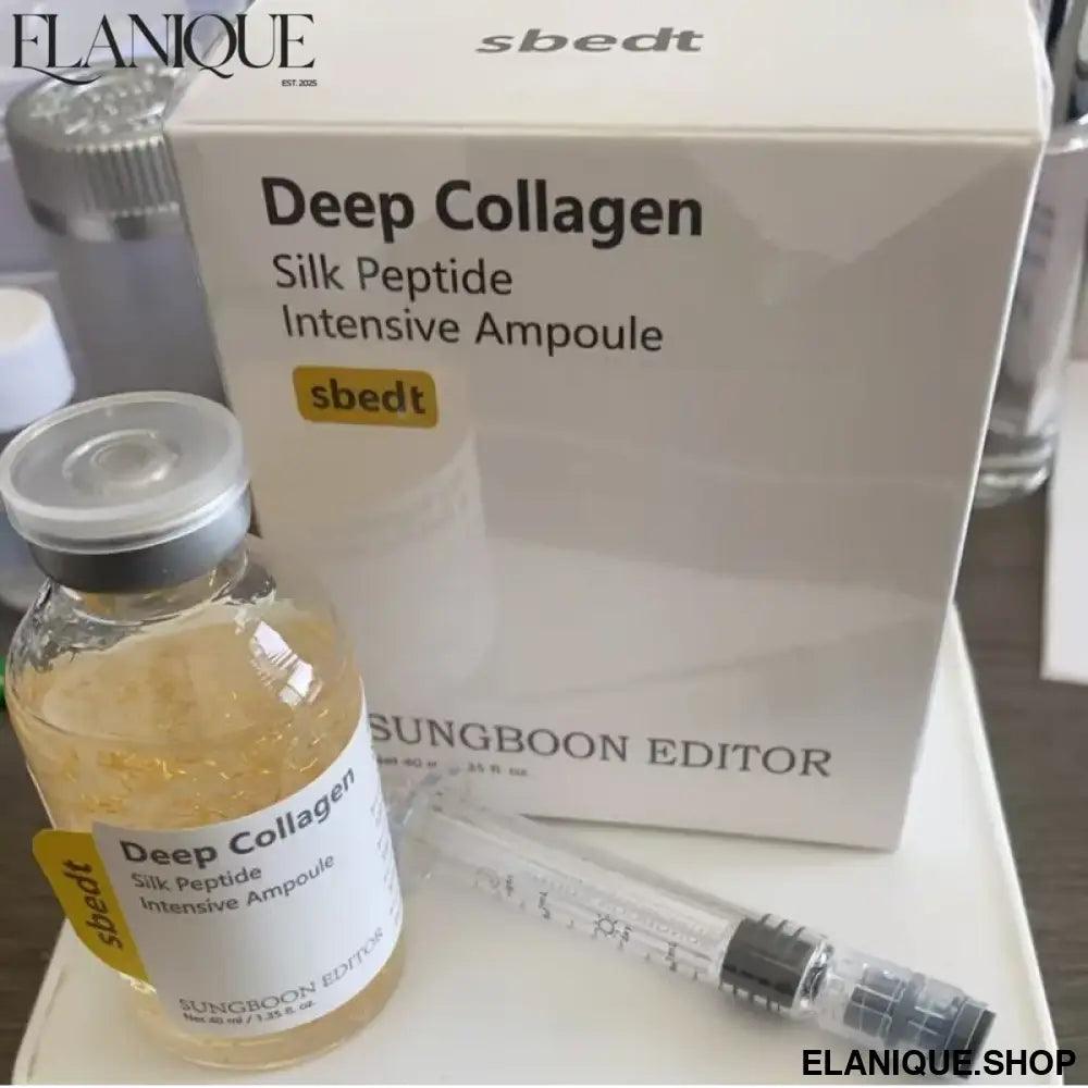 Korean Silk Collagen Peptide Serum Set – Deep Moisturiser & Retinol Capsule Cream